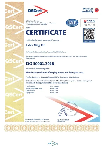 ISO 50001:2018 — Sistema de Gestão de Energia